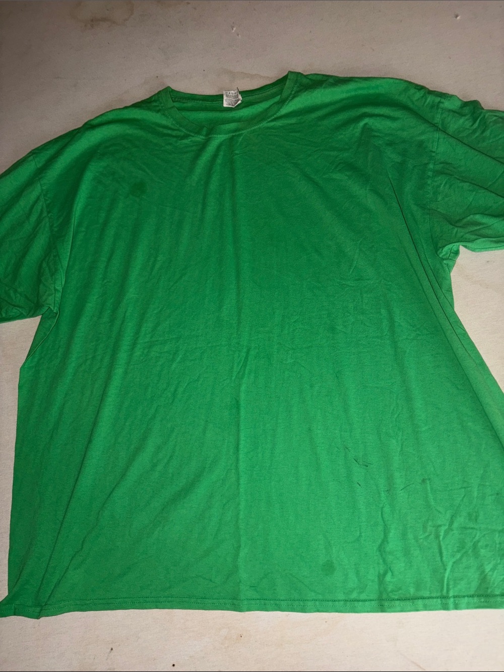 Mens Size 3X Fruit of the Loom Men's Short Sleeve Crew Tee - Green